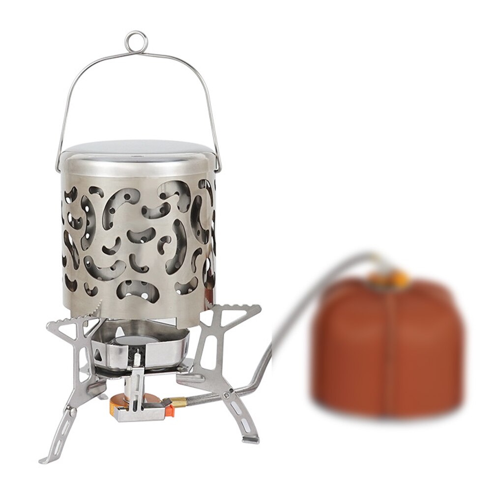 2021new Portable Mini Heater Stove Stainless Steel Outdoor Tent Heating Traveling Warmer