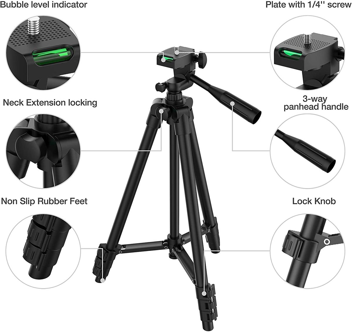 Statyw telefoniczny do nagrywania wideo Statyw telefoniczny ze zdalnym Bluetooth Uniwersalny stojak fotograficzny do aparatu SLRCamera