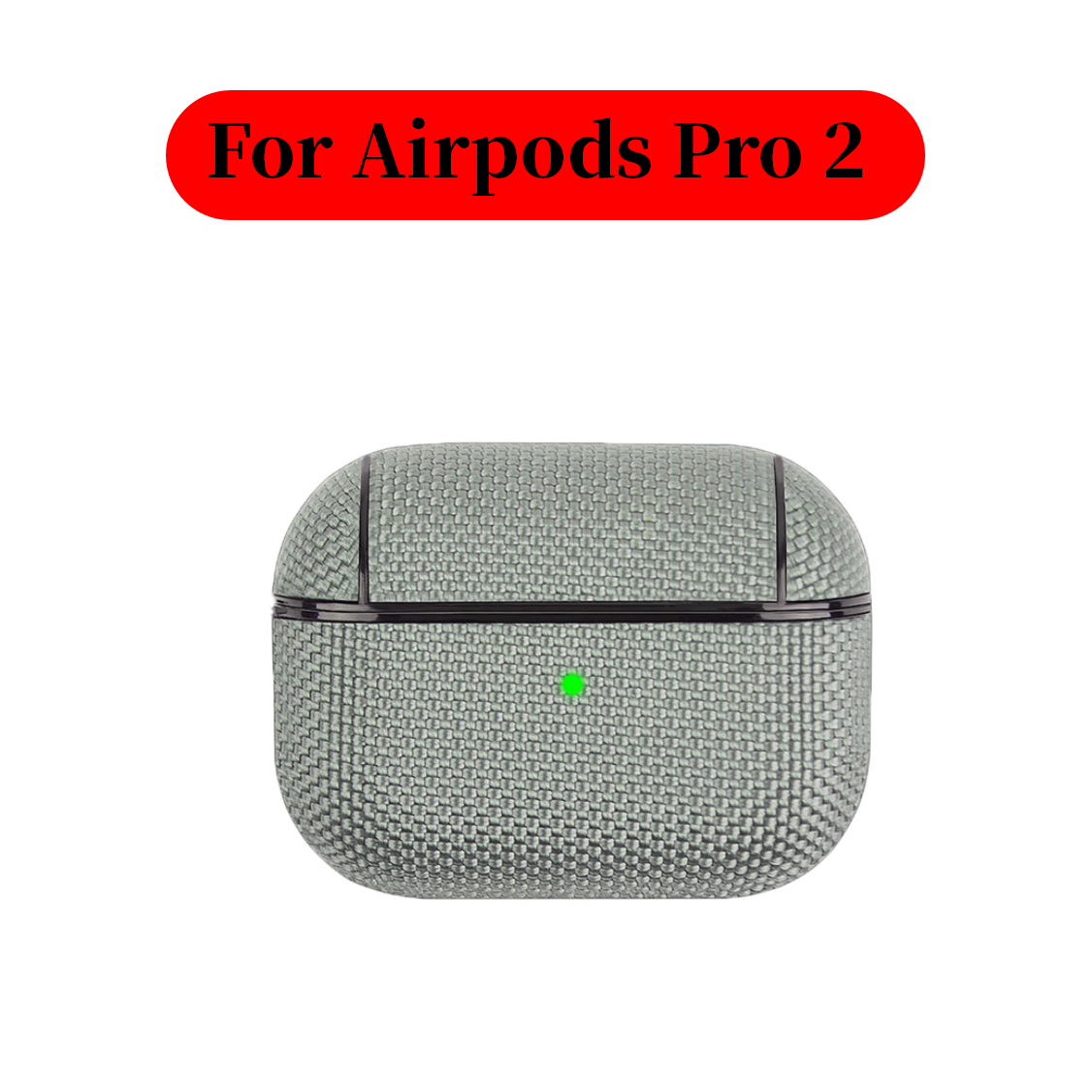 Dla AirPods 2 etui na słuchawki wodoodporne nylonowe etui ochronne na Apple Air Pods 2 1 3 pro Fundas bezprzewodowe etui z funkcją ładowania: Beżowy