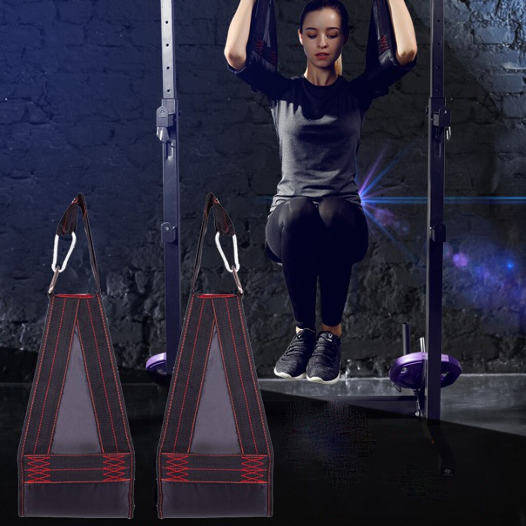 2 Pack Gym Hanging Ab Straps Fitness Abdominal Straps - Comfort & Durable