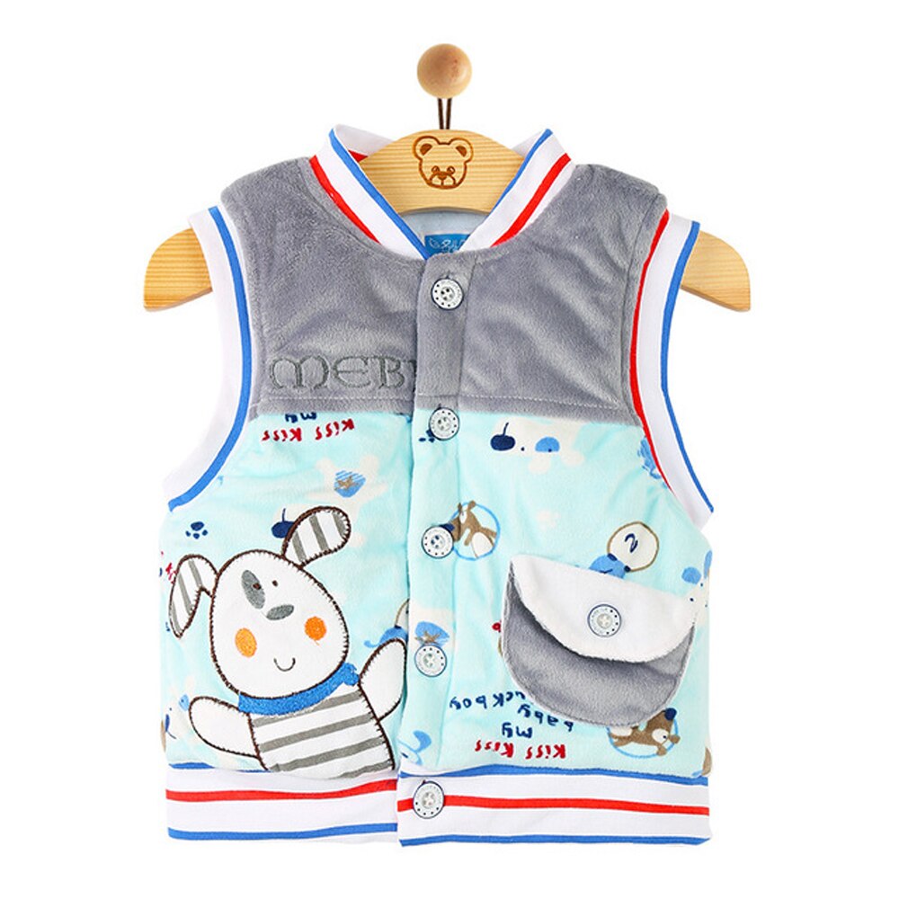 Baby Vest Dikke Sectie Pasgeborenen Cartoon Paard Jongen Vrouwelijke Baby Warme Sjaal Baby Kleding Pasgeboren Meisje En Jongen