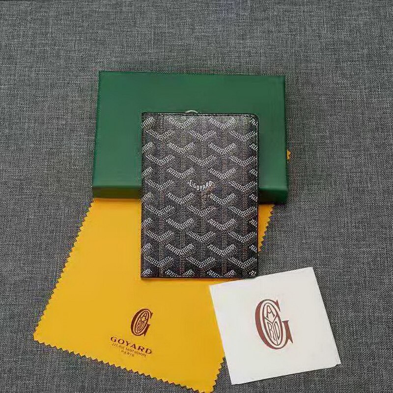 Goyard Dogtooth Wallet Men's and Women's with leather Short Half Fold Men's Wallet Genuine Leather Wallet: style 0110