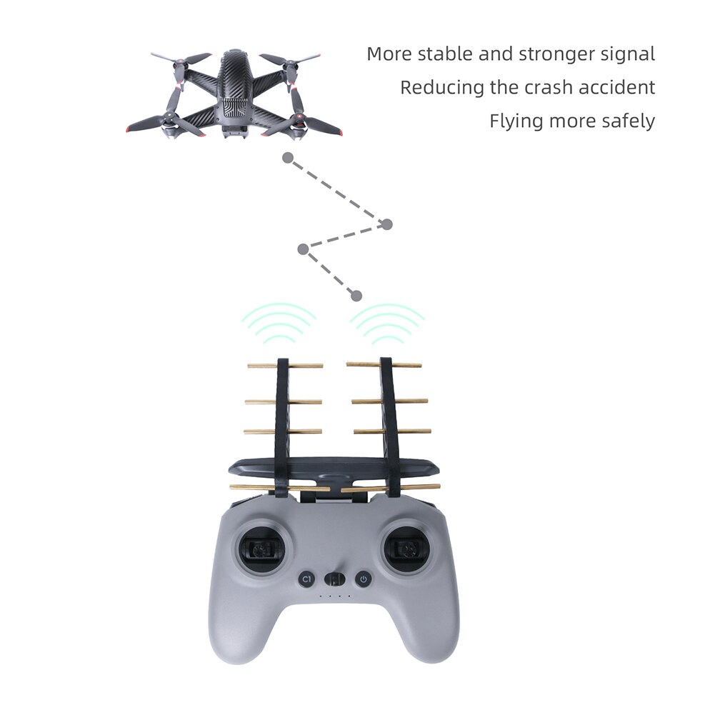 2.4/5,8 GHz Yagi-antenne Verstärker Drohne Fernbedienung Signal Booster für DJI FPV Fernbedienung 2 Sport Kameras zubehör