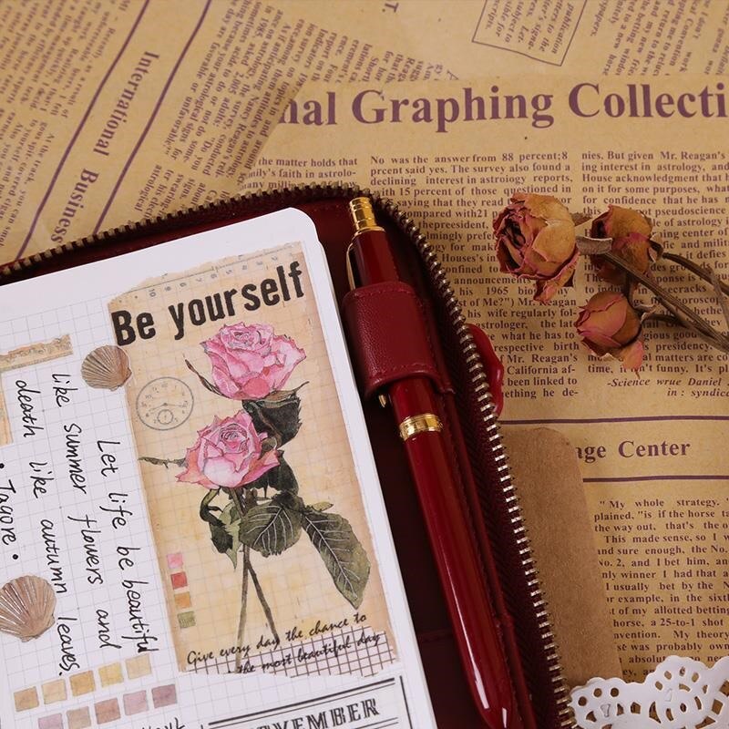 Kinbor Schotse Plaid Stijl Rits Tas Wekelijkse Planner Stof Cover Dagelijkse Plan Agenda Notepad Leuke Journal Reizigers Notebook