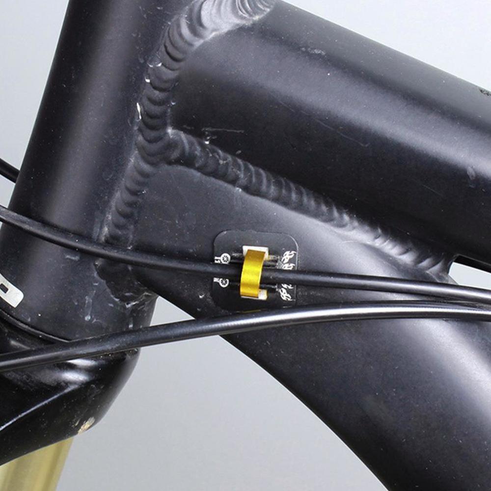 10 kpl mtb-pyörän polkupyörän runko u-solki jarrukaapelin koteloon letkuputki vaihteiston kaapeliohjaimet painike kiinteät letkupidikkeet