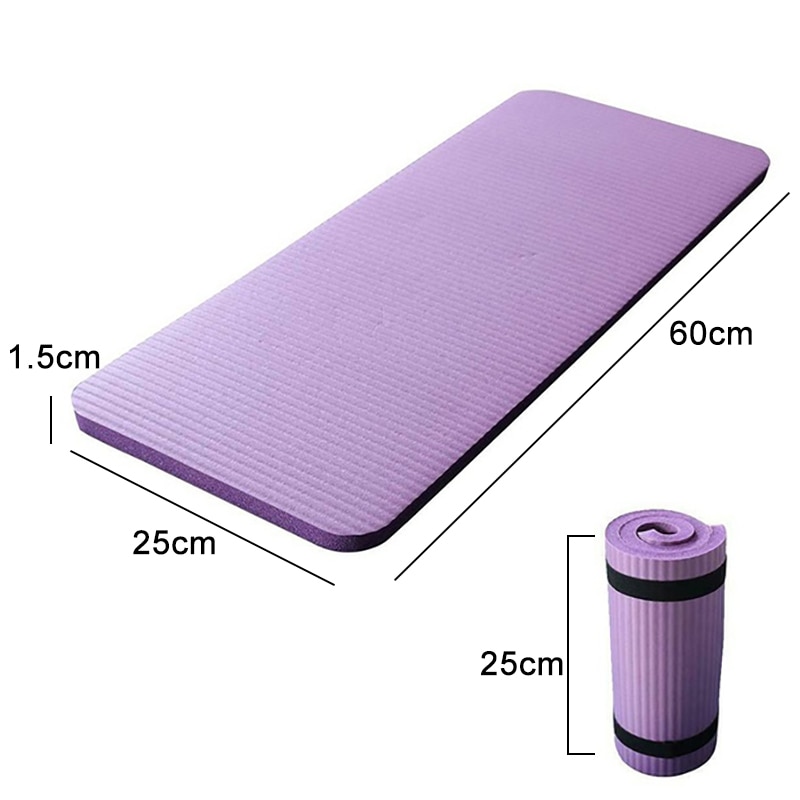 60 x 25 nbr yogamatta halkfri nbr pilates yogamattor hem hälsa träning fitness meditation pad gym träning fitness 5 färger
