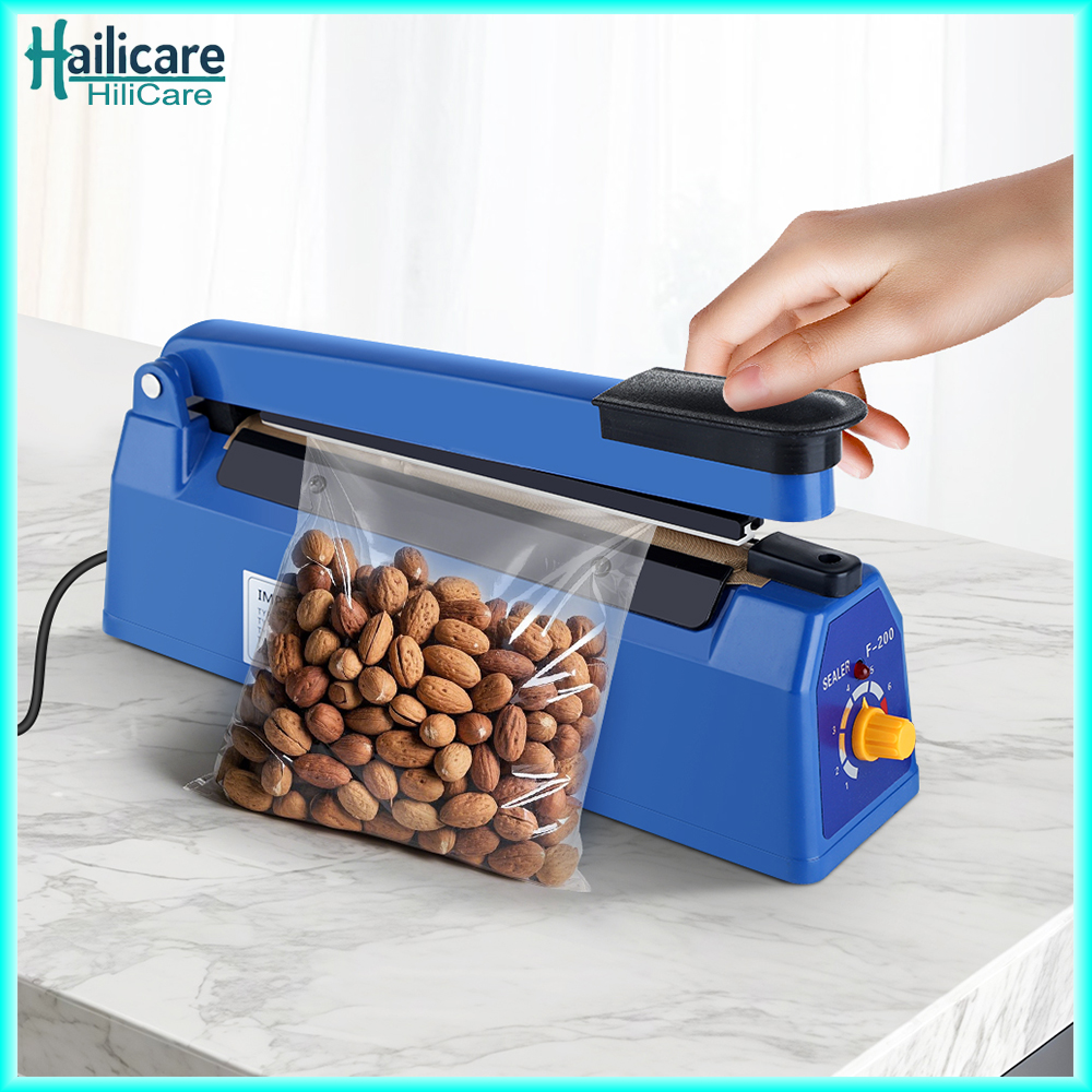 Sealing Machine Electric Heat Sealer Hand Press Vacuum Food Plastic Bag Fast Heat Packaging Machine Heat Bag Sealing