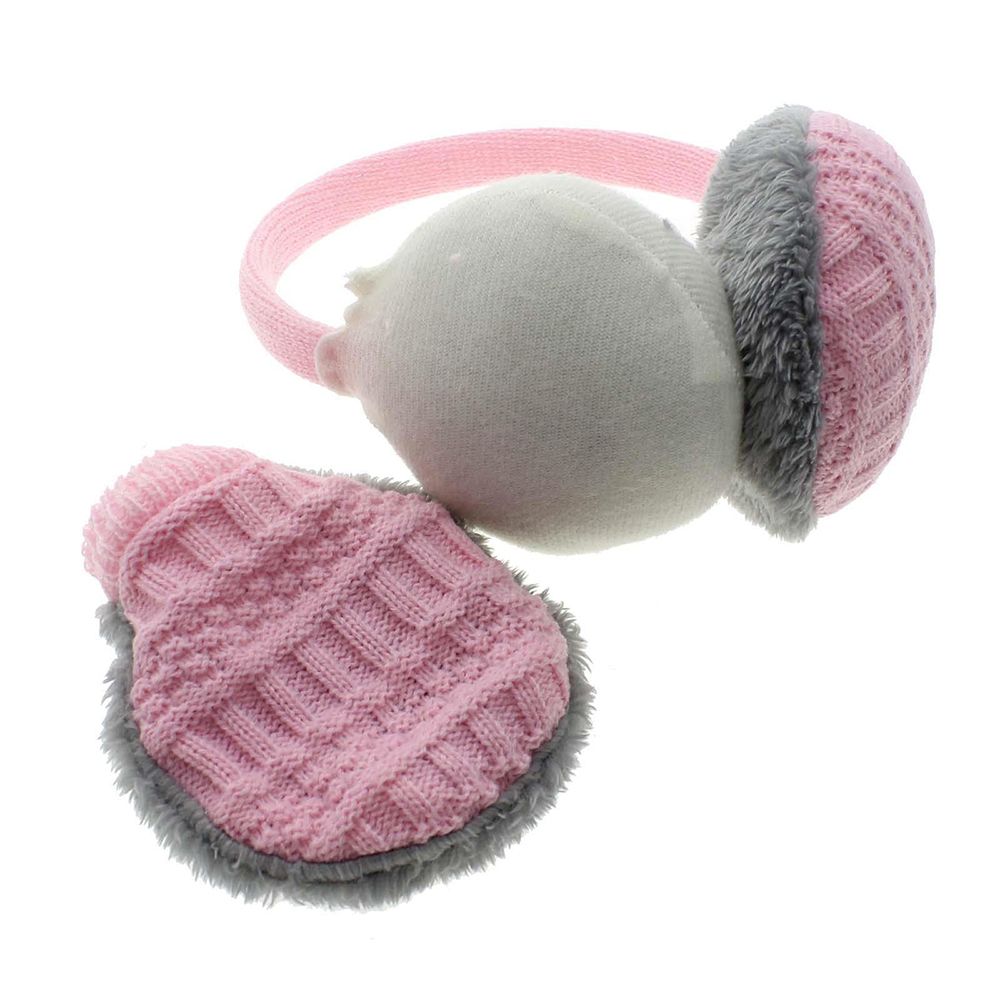 Winter Knitted Detachable Warm Earmuffs Knitted Children Ear Muffs Ear Warmers