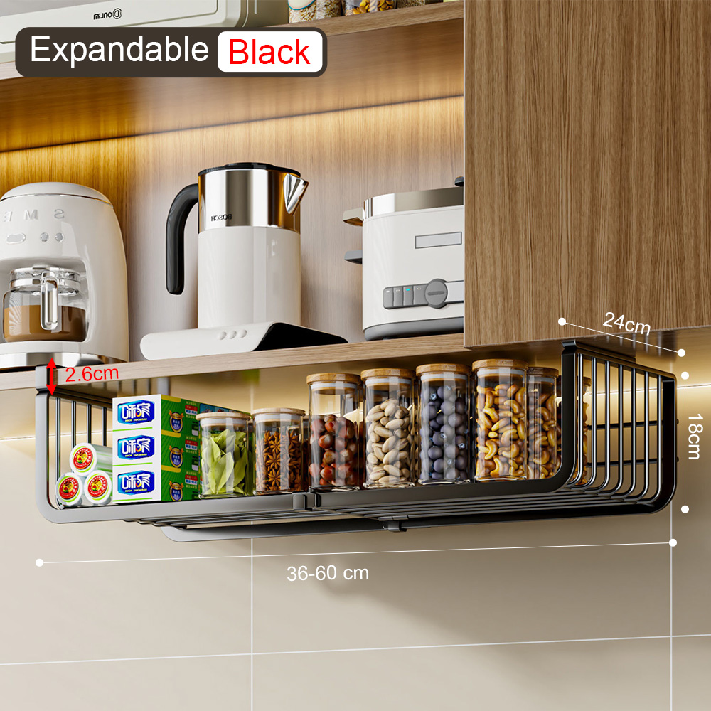 Estante de almacenamiento de cocina expandible, ce... – Grandado, image size:1000x1000