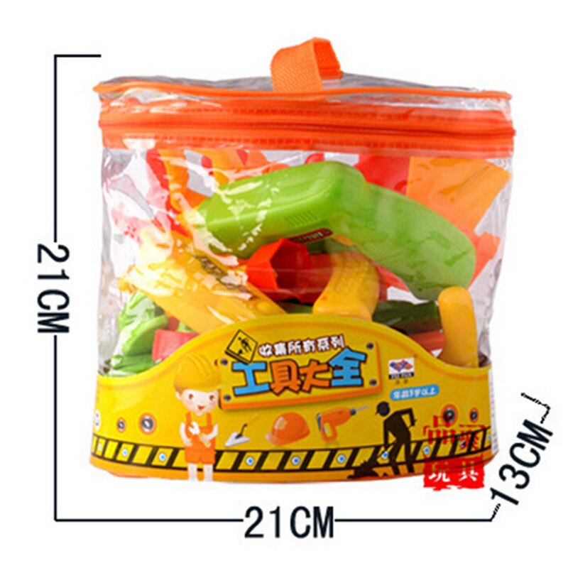34 stks/set Tuin Gereedschap Speelgoed Voor Kinderen Reparatie Tools Pretend Play Milieu Plastic Techniek Onderhoud Tool Speelgoed: Default Title