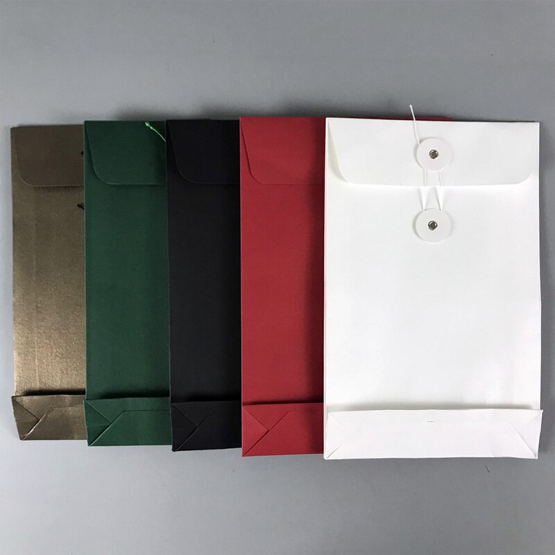 10pcs A5 Blank File Folder/Pocket Paper Document Bag - Multi colors available