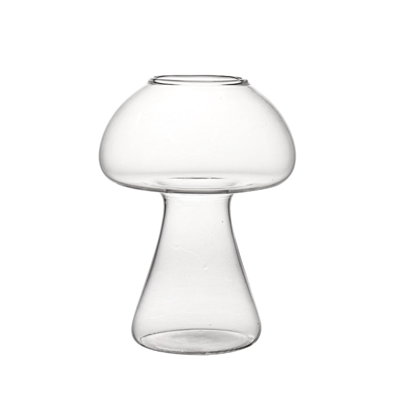 Mushroom 380ml Cocktail Glass , Novelty Drink Cup for KTV Bar Night Party