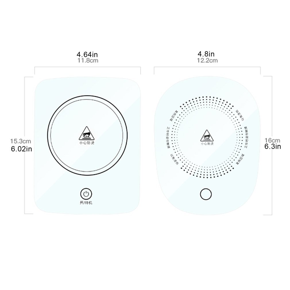 Plaque chauffante électrique pour tasse de café, température constante, Base chauffante, interrupteur à Induction, sous-verre chauffant