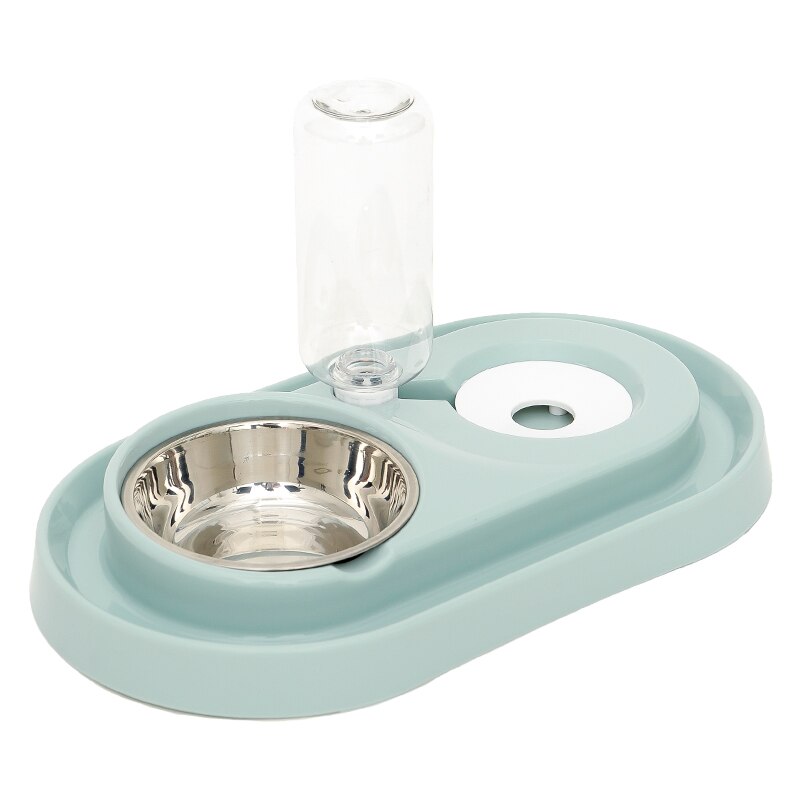 Hoopet Kat Kom Hond Water Feeder Kom Kat Kitten Drinkwaterfontein Eten Dish Voerbak Goederen: FoodxWater Green2