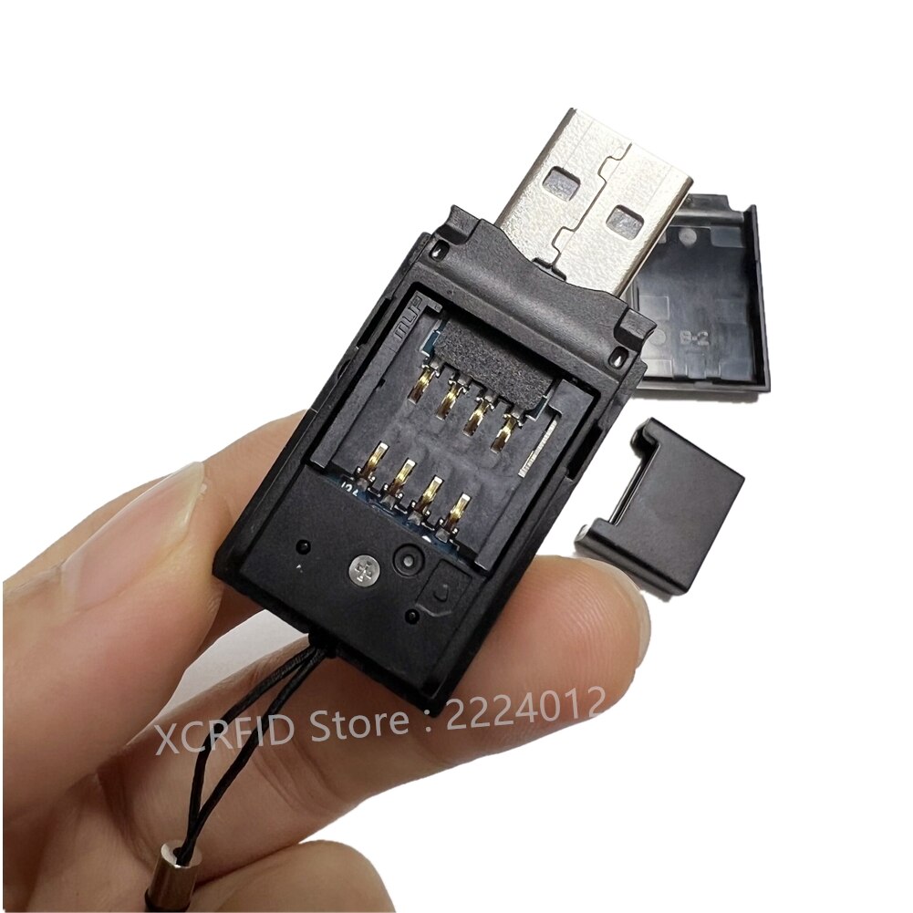 Programmatore di scrittura per lettore di schede SIM LTE ICCID IMSI 2FF 3FF 4FF 2G 3G 4G Writbale SIM + 5 schede SIM vuote + strumento personalizzato SIM