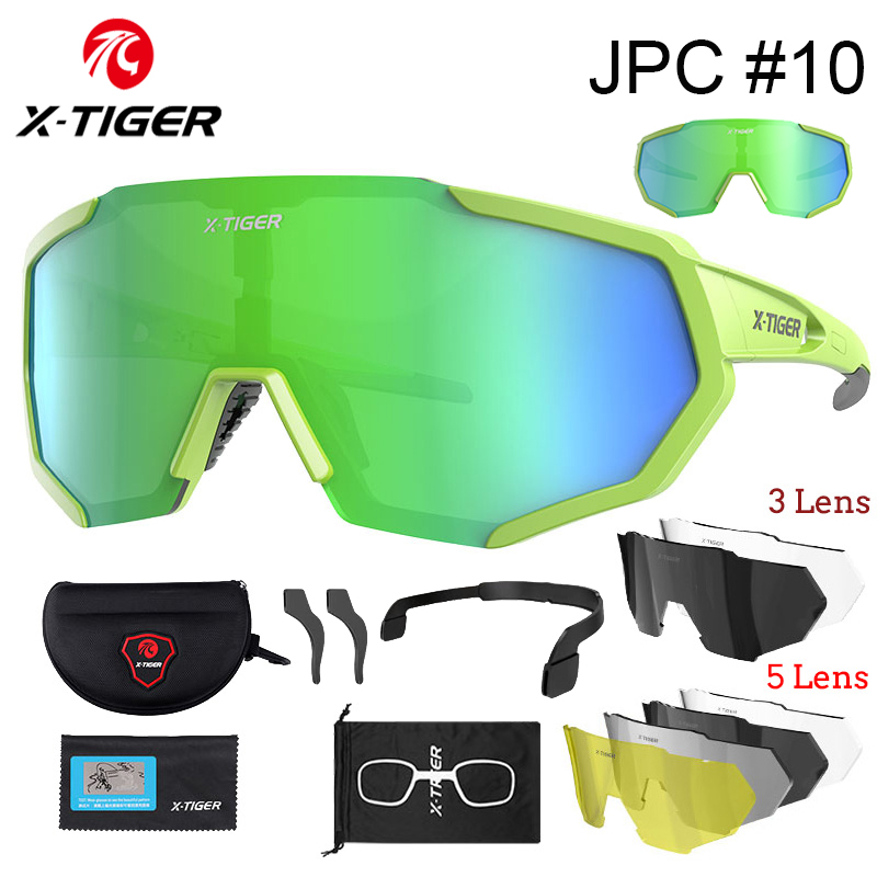 X-TIGER soczewki polaryzacyjne okulary rowerowe szosowe okulary rowerowe okulary rowerowe MTB Mountain rowerowe gogle kolarskie: Różowy / WHITE