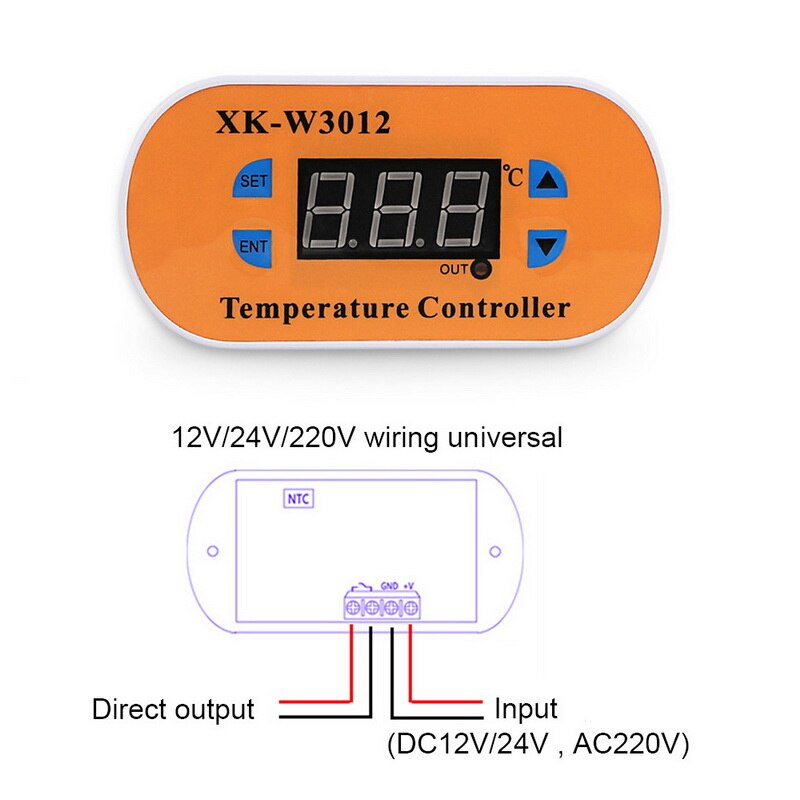 Digital Temperature Controller Thermostat Temperature Regulator Control Switch -30 to 300℃ Thermostat Thermoregulator