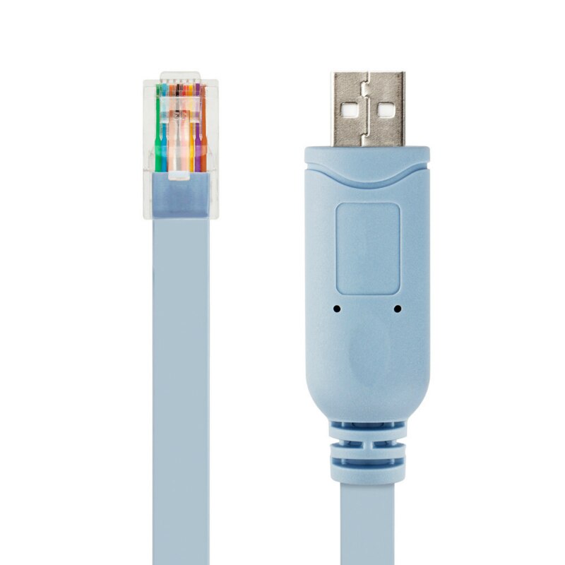 USB to RJ45 CONSOLE debugging cable 1.8M router switch RS323 computer serial port control cable for Huawei router