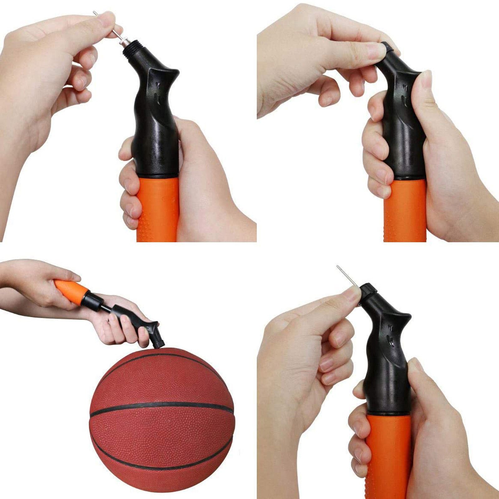 25 # Rvs Ball Naald Inflator Naalden Bal Naald Basketbal Voetbal Opblaasbare Lucht Adapter Rvs Basketbal