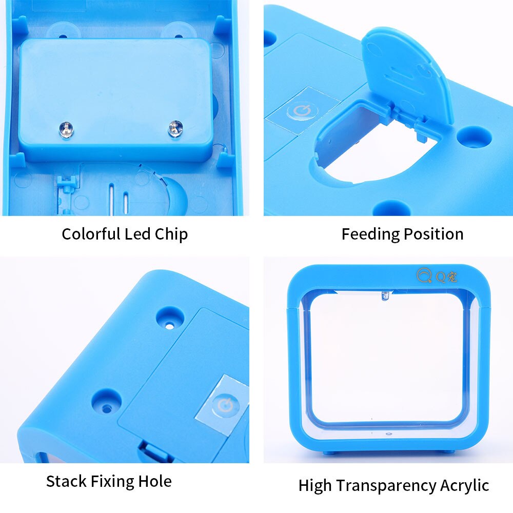 Mini Betta Fish Tank Small Ecological Landscape Aquarium Detachable Seaweed Reptile Jellyfish Goldfish Shrimp Insects Habitat