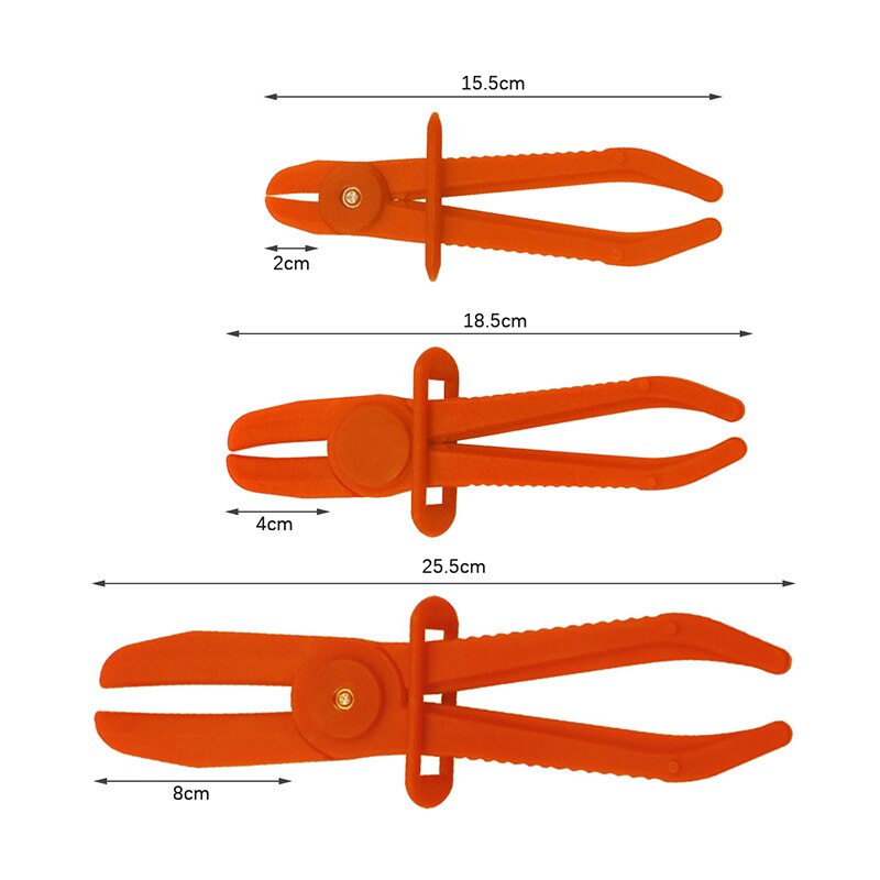 1Pc S/M/L Nylon Hose Clamp Tool Set Brake Fuel Water Line Clamp Pliers Hands Free Tool Car Repair Tools Hose Cut-off Pliers