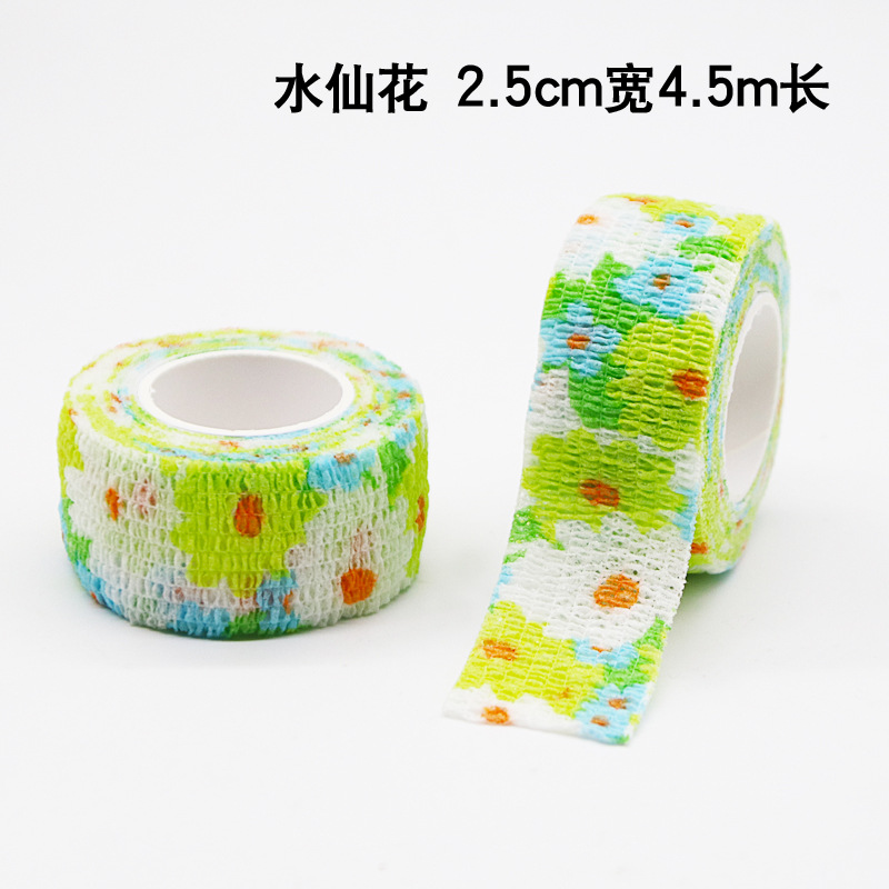 1 Rolle Fingerverband, elastisches Klebeband, Verband, Gips, selbstklebendes Wundband, Patch, Verband, Gipsverbände: Silber