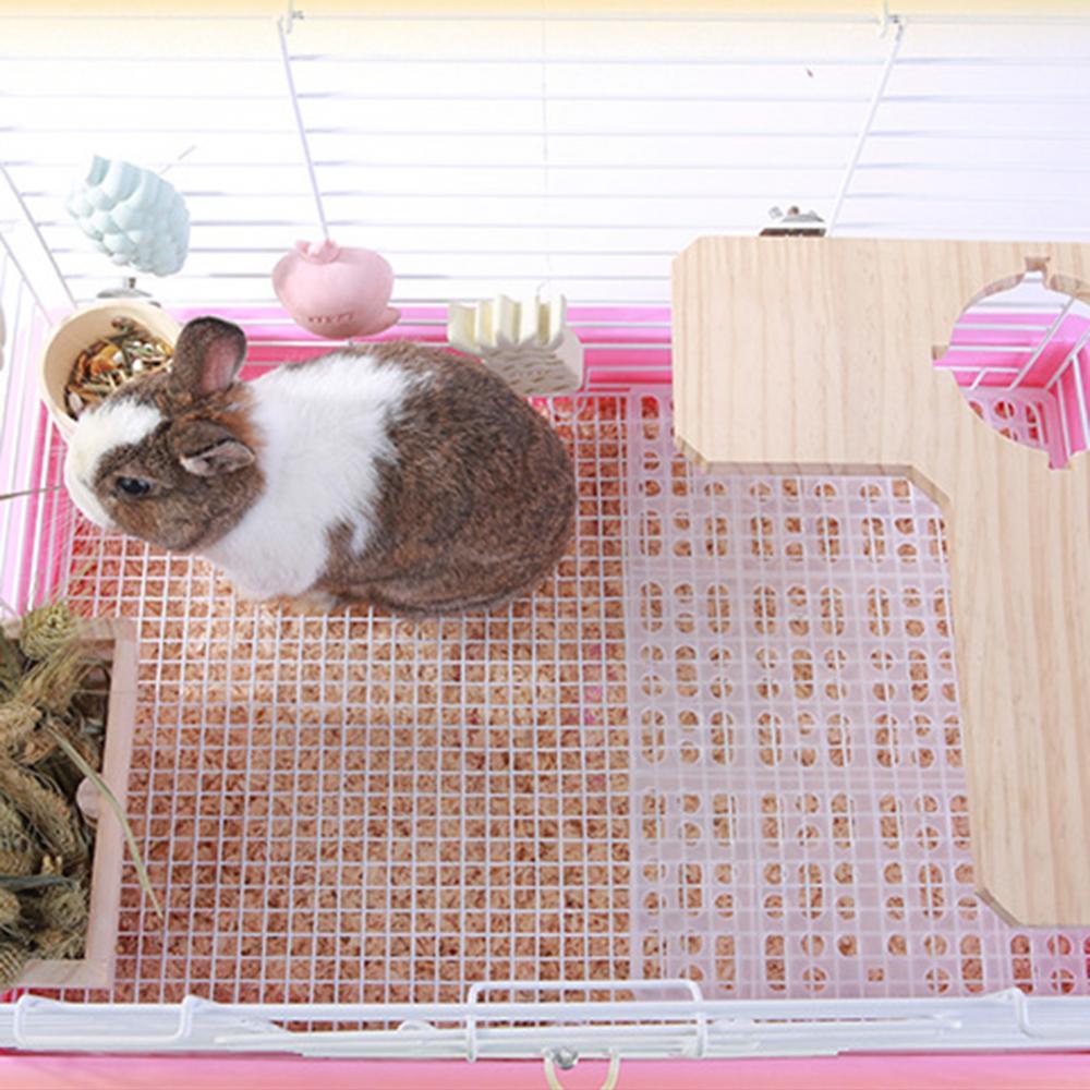 Rechthoek Multi Gaten Konijn Hamster Cavia Huisdieren Kooi Voedsel Pad Nest Mat