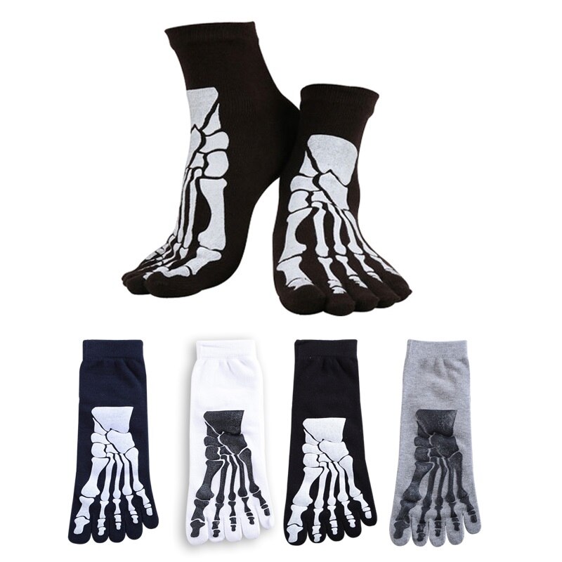 Warm-Han Teensokken 97% katoen, maat 35-39, geribbelde schacht, teenkousen, vijf vingers, sokken voor dames, dagelijks gebruik, sport, F909R, zwart X 2, 35/39 EU