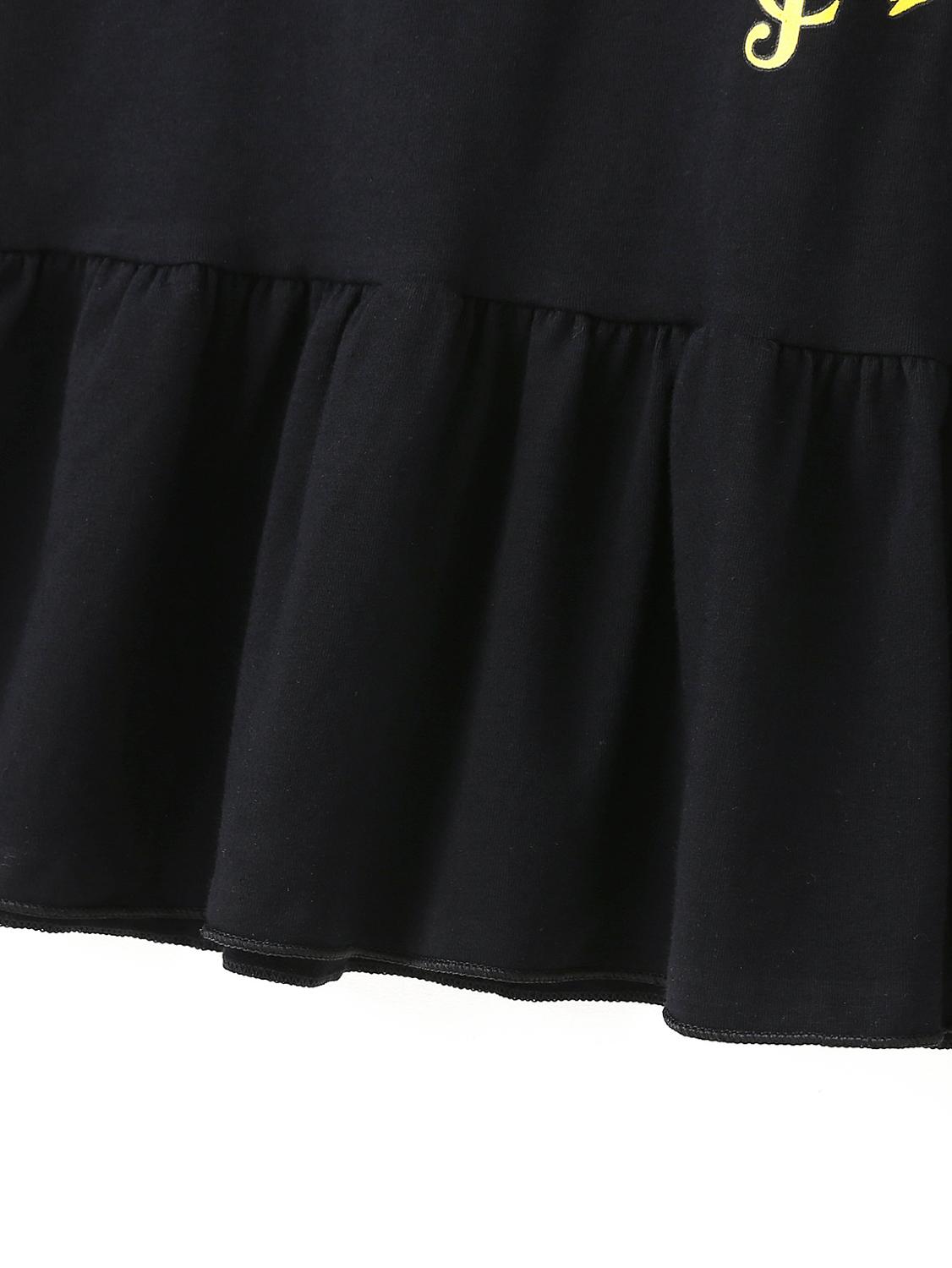 Umorismo orso primavera ragazze estate moda manica corta abito per bambini Casual allentato bambino girocollo stampa abito per bambini
