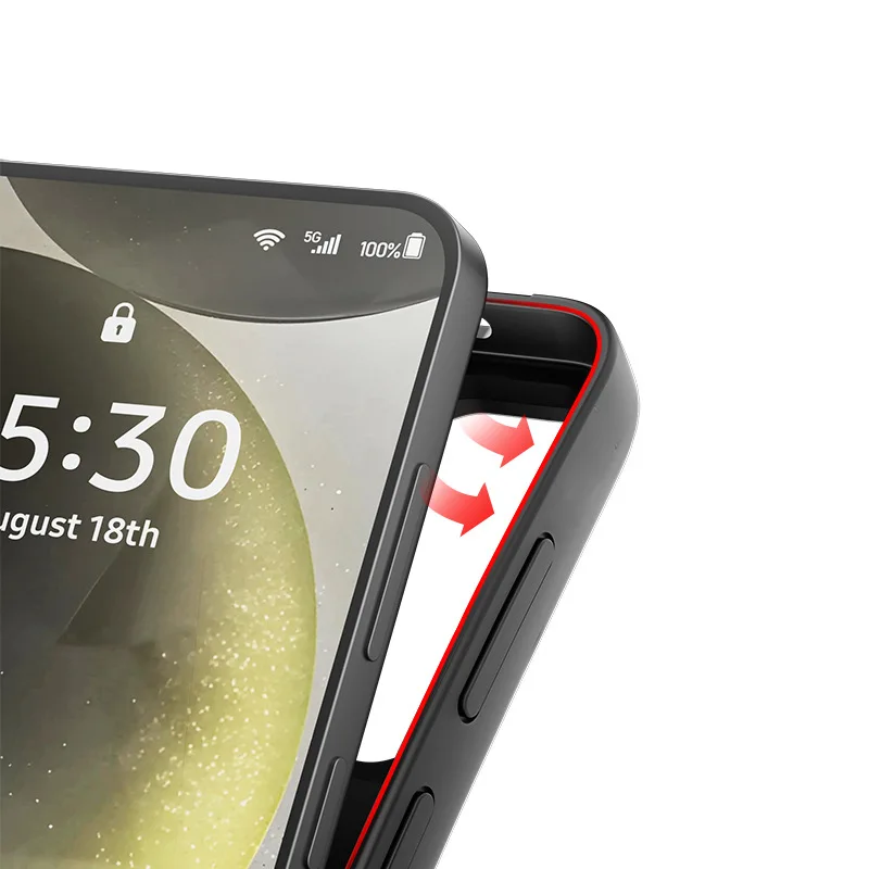 5000mAh Battery Case for Samsung Galaxy S24 Ultra Power Bank Charging Case for Samsung S24 Plus Battery Charger Case