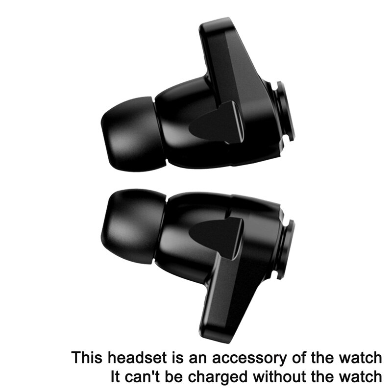 Smartch Smartwatch Men - Bluetooth Earphones, Body Temp Thermometer, Full Touchscreen, 1.3" Display: S201 Left and Right earphone
