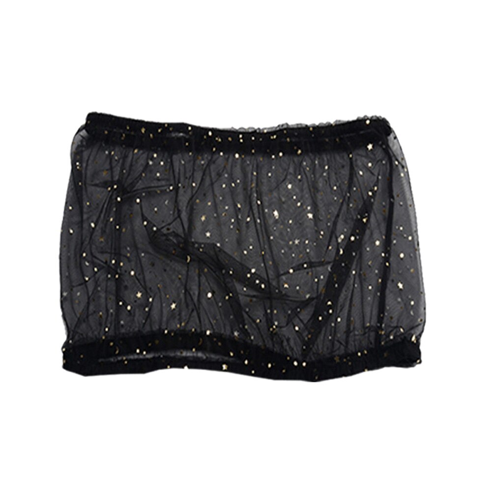 Bird Cage Dust Cover Anti-seed Net Cover Elastic Breathable and Washable Transparent Does Not Block Light Cage Remains Bright: BK