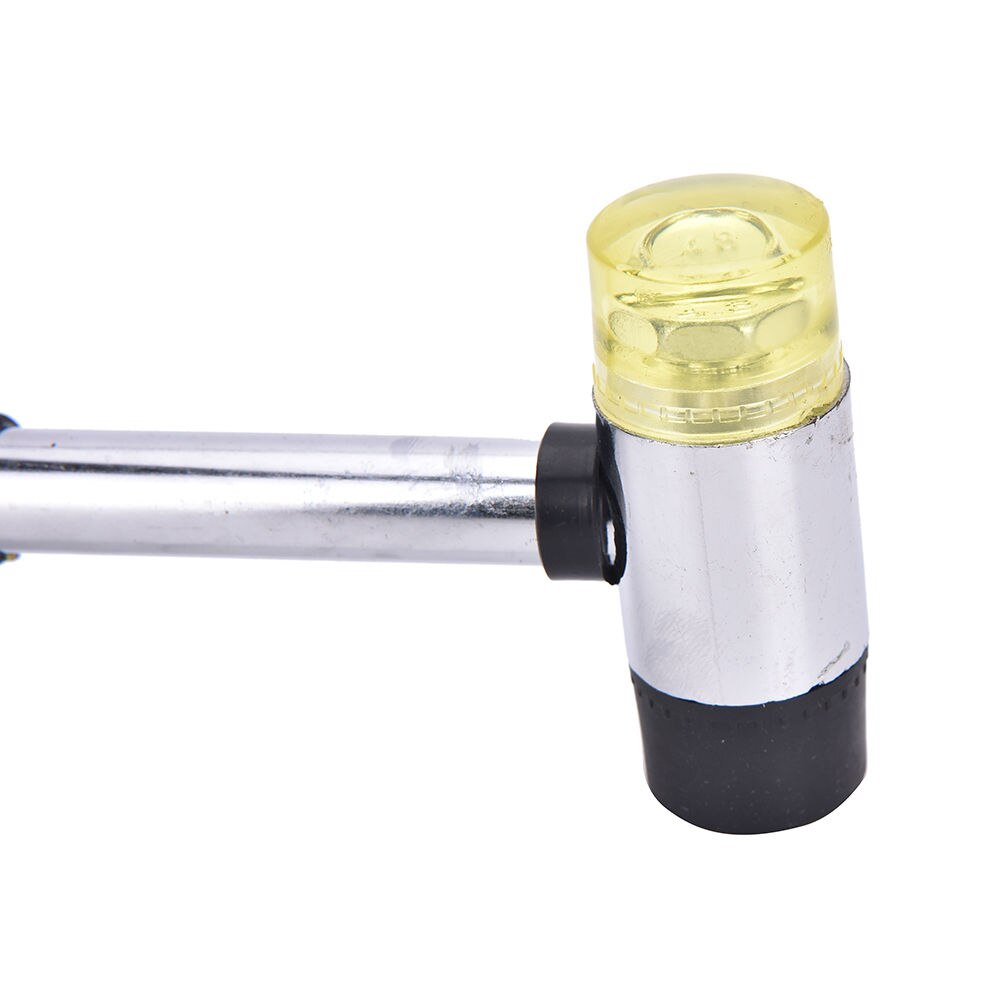 Mini martillo de goma de doble cara para el hogar, herramienta de mano de 10mm y 25mm con cabeza de nailon doméstica, para joyería, artesanía y bricolaje