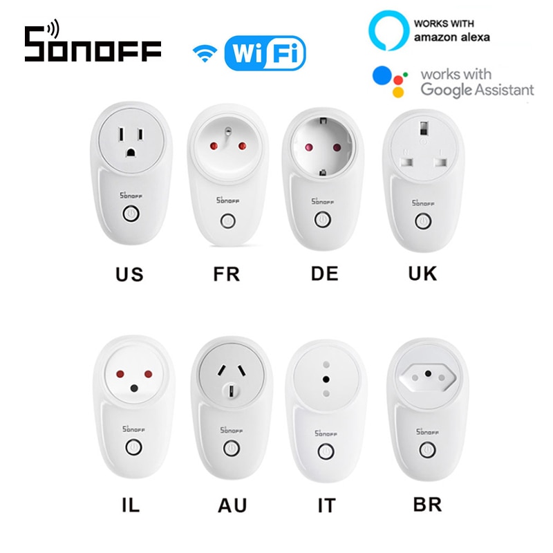 SONOFF S26 PLUG USEFUL Socket Electric Wifi Smart Sockets PlUG Switch UK Store