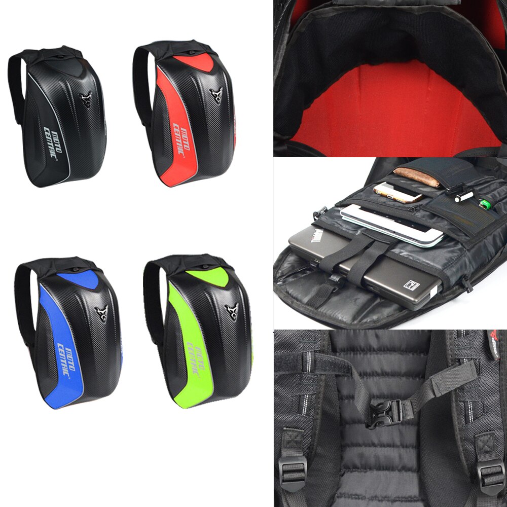 Motorcycle Knight Bag Touring Luggage Bag Waterproof Motorcycle Carbon Fiber racing bag Motorbike Helmet Backpack