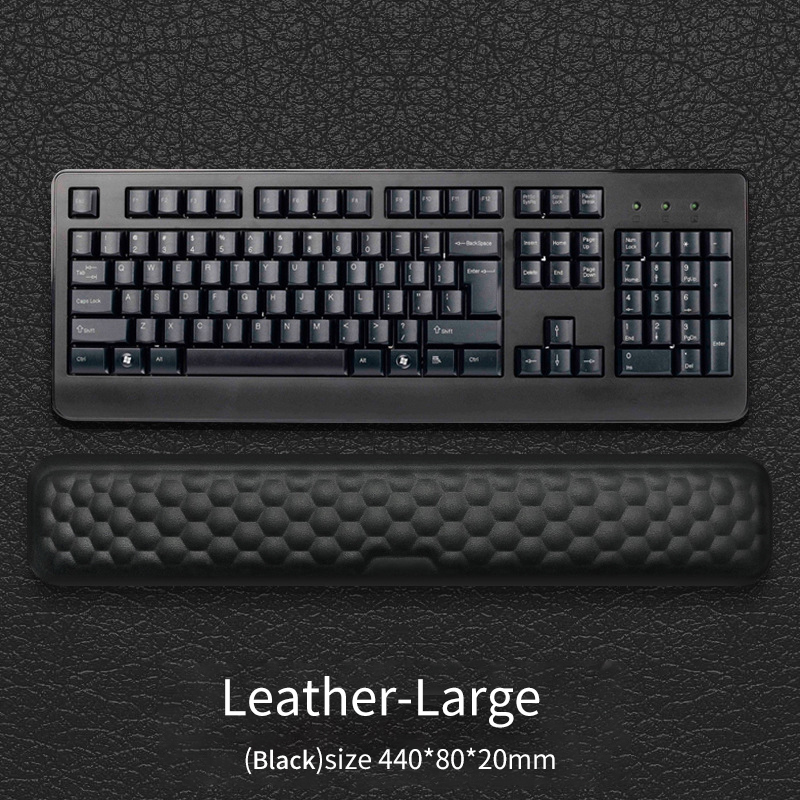 Polssteun voor toetsenbord, muis en toetsenbord, ergonomische polssteun voor computer, toetsenbord en laptop.: Lichtgeel