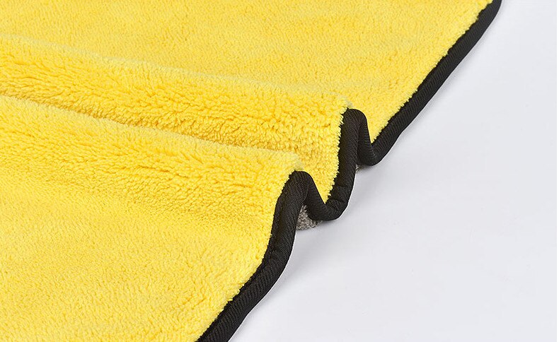 2 stk bilvask mikrofiberhåndklæde bilrengøring tørringsklud hemming bilplejeklud med detaljer om vaskehåndklæde