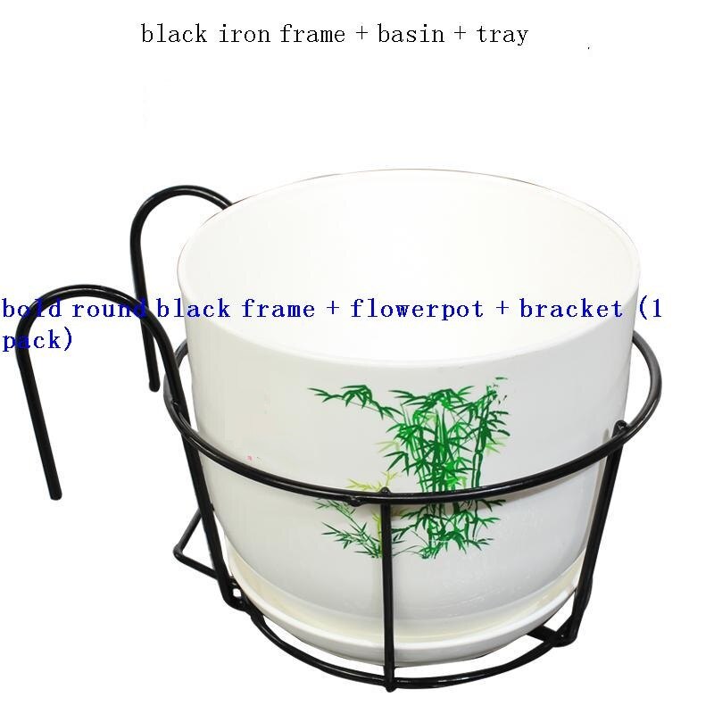 Dekor hyllor terrass dekoration saksisi salincagi stöd planta planter rek balkong balkong blomma hylla balcon plant rack: Modell i