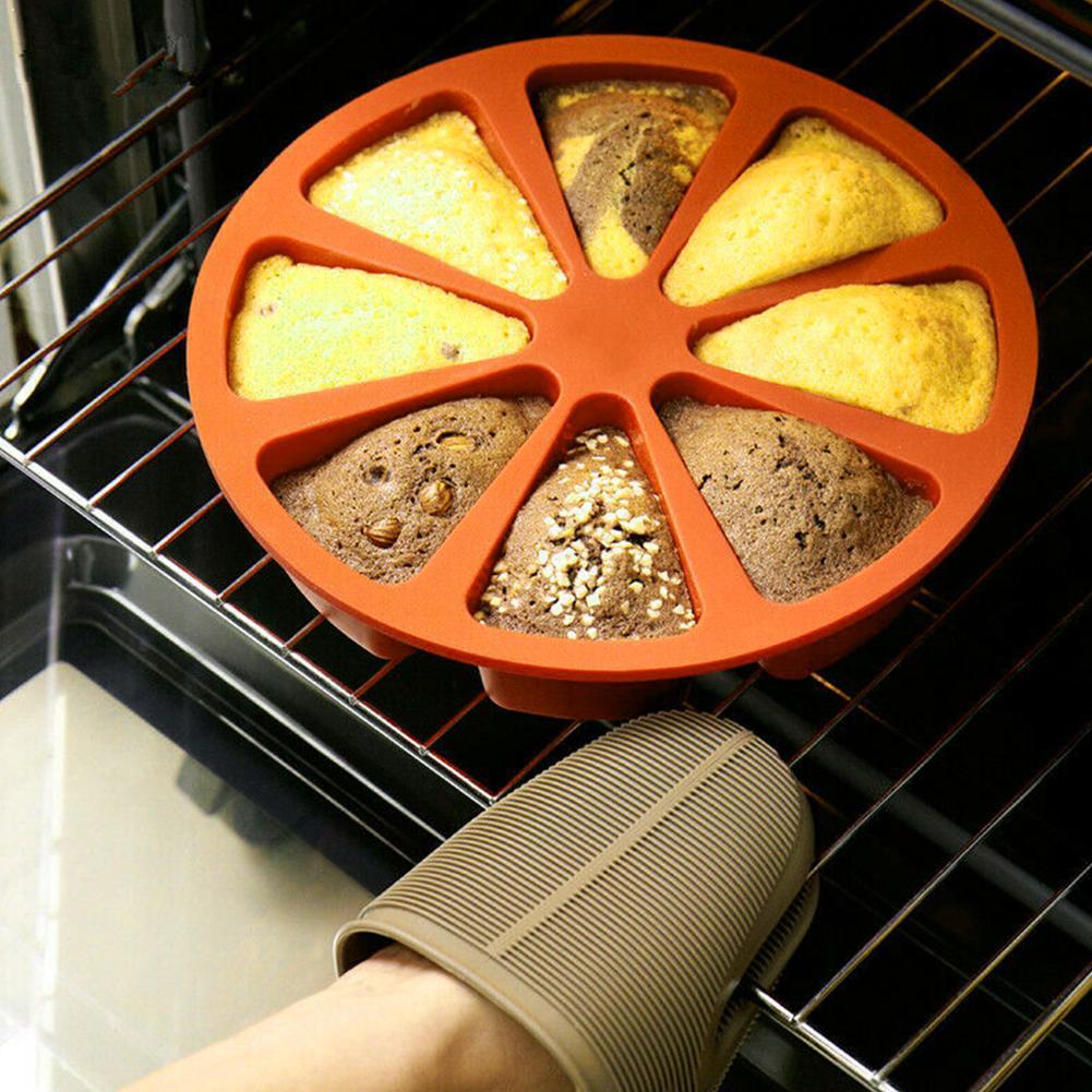 Bakvormen Mallen Cake Pan Siliconen Cakevorm Pudding Bakvorm Mould Voor Driehoek Vorm Gereedschappen Broodjes Cake Fondant Mallen Muf u2T5