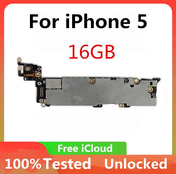 Para iphone 4 4S 5 5C 5S Placa base con el Sistema IOS Original desbloqueado para iphone 4S lógica con la Chips 8GB /16GB /32GB: For iphone 5  16gb