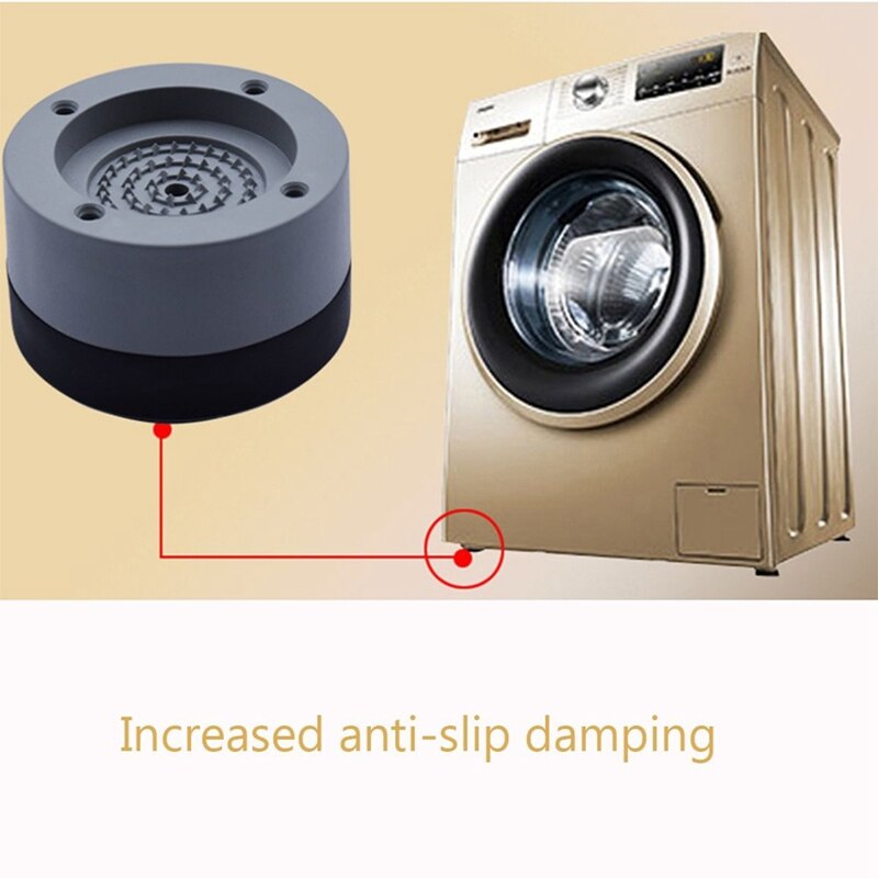 Anti-Slip En Geluidsreducerende Wasmachine Voeten Antislipmatten Koelkast Anti-Vibratie Pad Keuken badkamer Mat Accessoires
