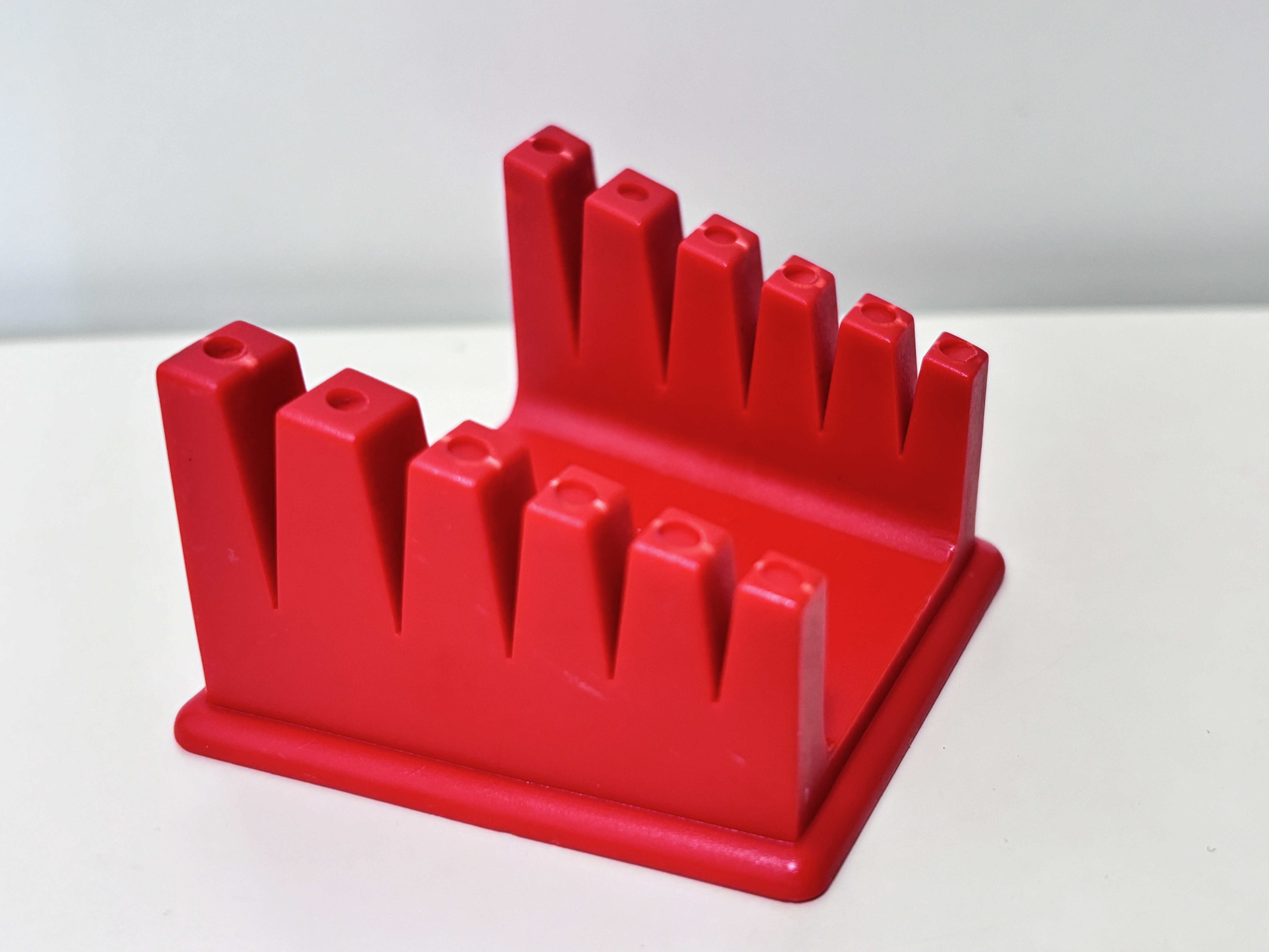 Abs Lasdraad Armatuur Soldeerdraadhouder Hoge Temperatuurbestendigheid 3d Printer Deel Sterke Magnetische Beugel Lasklem: Rood