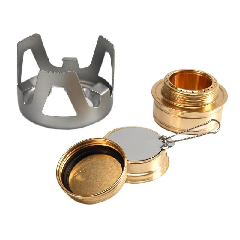 Fornello ad alcool solido liquido da campeggio con bruciatore a spirito da esterno