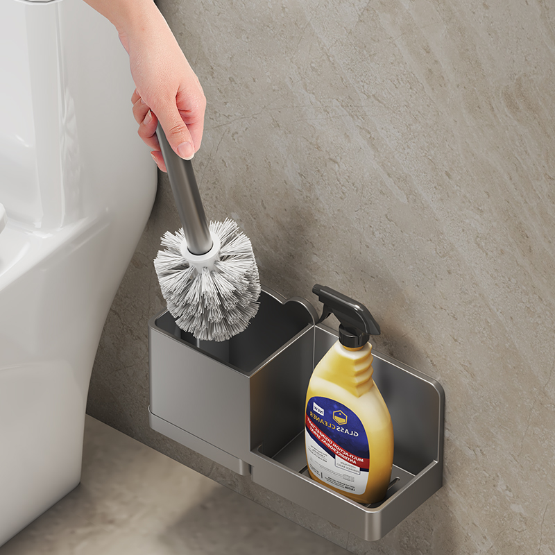 toilet brush household no dead angle wall-mounted toilet brush toilet artifact toilet cleaning toilet brush
