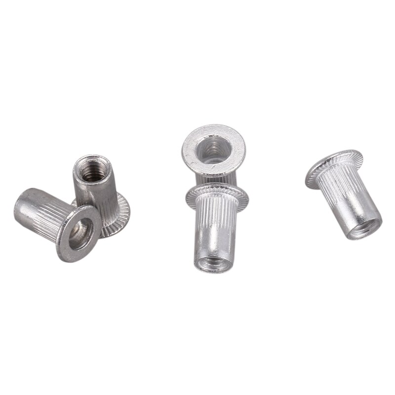 50Pcs M4x10mm Stainless Steel Threaded Blind Rivet Nut Insert Nutserts &amp; 100Pcs M3x9mm Countersunk Head Blind Rivet Nuts Rivnuts