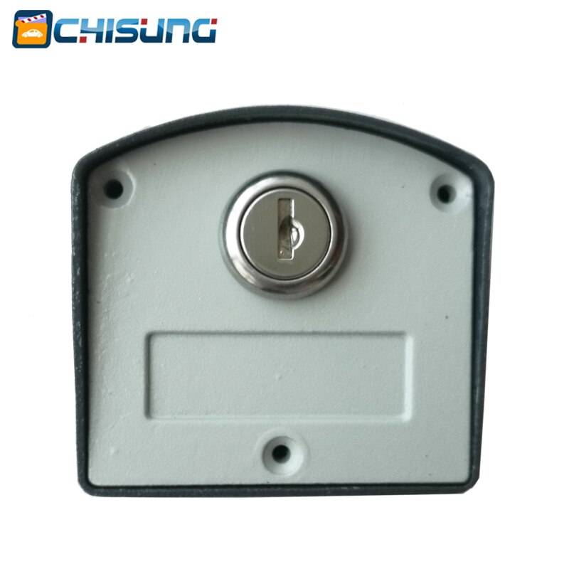Factory key selector switch for personnel access control for automatic gate opener