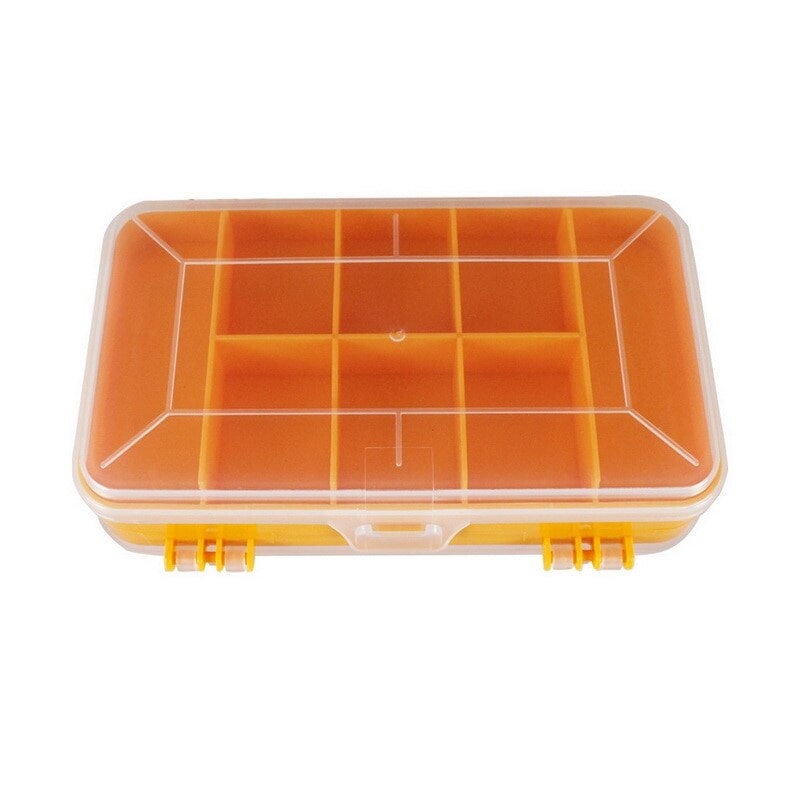 13 Grids Draagbare Transparante Schroeven Opbergdoos Double-Side Multifunctionele Opslag Tool Case Plastic Case: B