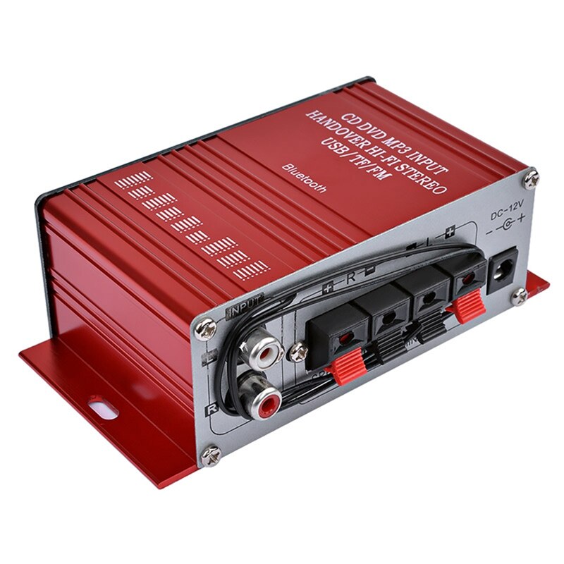 G8 200W 12V Car Audio Amplificador Hifi Audio Power Amplifier Bluetooth Home Stereo Amplifiers with Remote Control