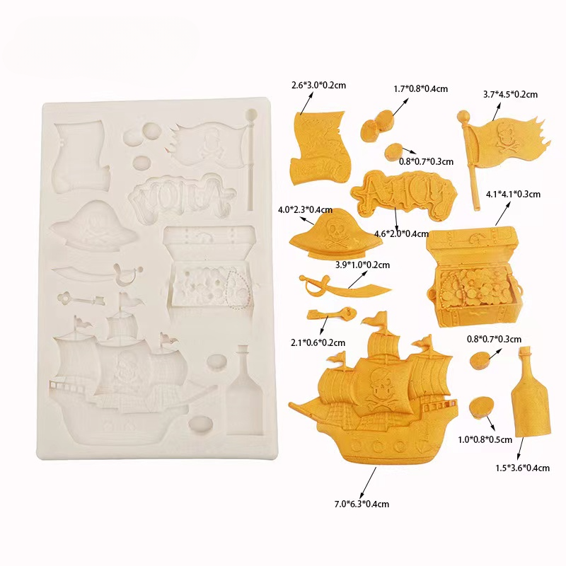 Moules en silicone en forme de crâne pour décoration de gâteau au chocolat, moules en résine, accessoires de cuisson Har Ant, élection bricolage, Halloween 7.5,: Chocolat