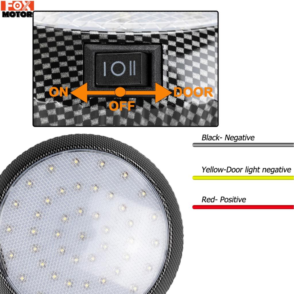 Ronde Stijl Reading Dak Plafond Lichtkoepel Interieur Led Chrome Cabine Spot Lamp Caravan Trailer Camper Camper Renault Master